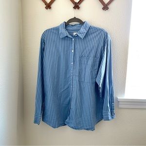 A New Day Long Sleeve Oversized Button-Down Boyfriend Shirt